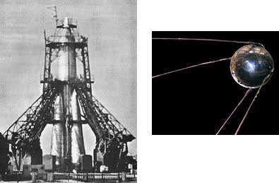 Spoutnik 1 et son lanceur